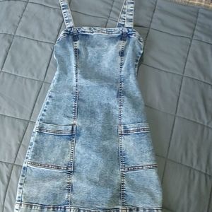 Aeropostale Denim A-Line Dress (XS)